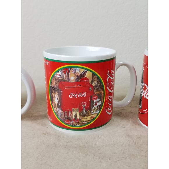 Coca Cola Gibson Coffee Mug Tea Cup 12oz Year 2003 1995 1996 Drinkware 4" x3 - Picture 4 of 12